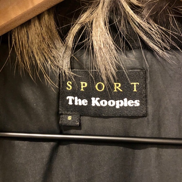 The Kooples Sport Black Parka - Picture 4 of 9